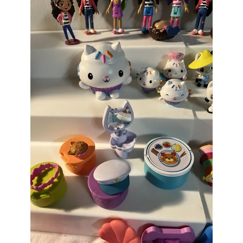 Gabby's Dollhouse Toy Lot Of 65+ Figures Furniture & Accessories